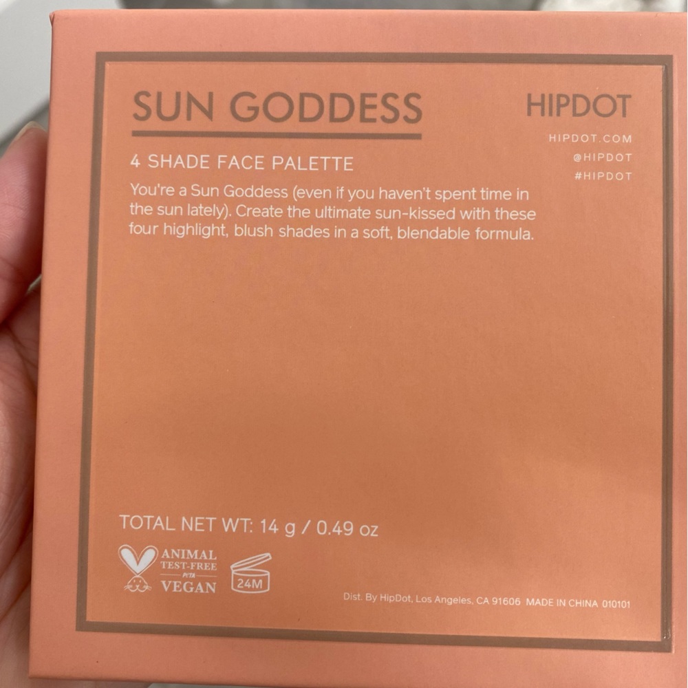 Hipdot- Sun goddess face palette - Picture 3 of 3